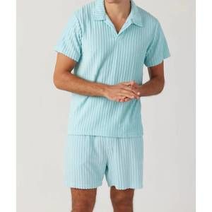 NEW SOL ANGELES mens riviera terry polo in cape